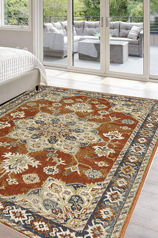 100% Polypropylene Vintage  Indoor Area Rug