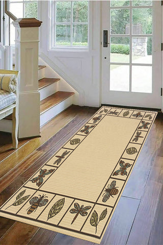 100% Polypropylene Vintage  Indoor/Outdoor Area Rug