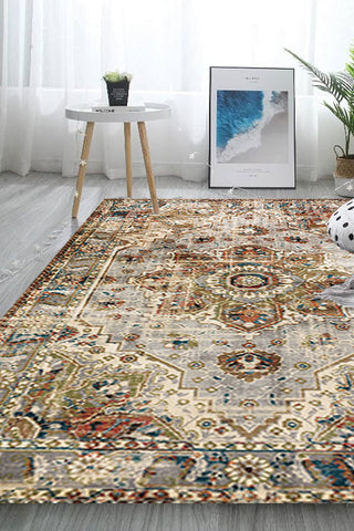 100% Polypropylene Vintage  Indoor Area Rug