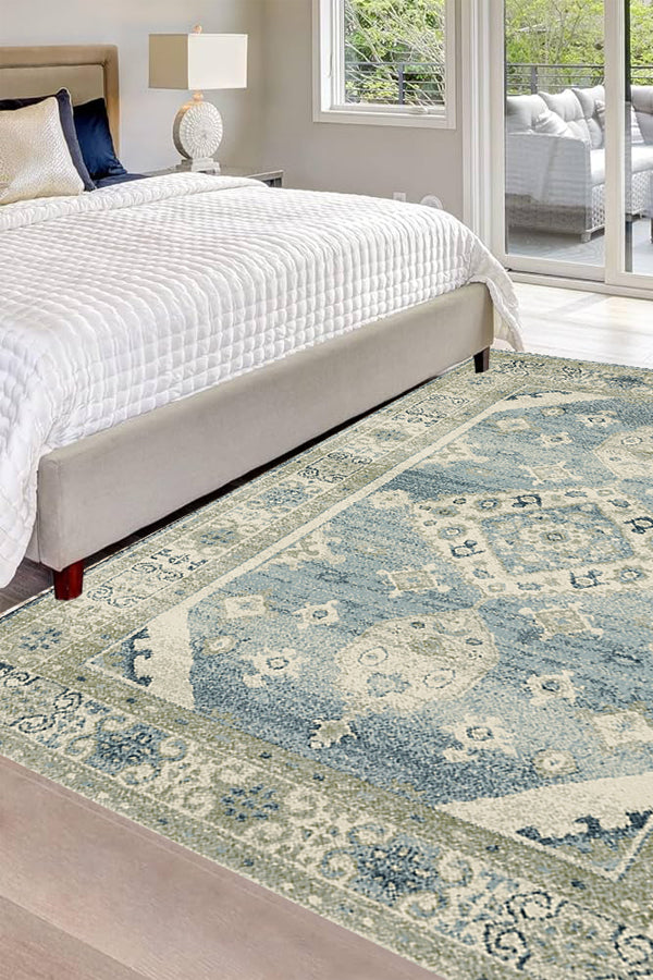 100% Polypropylene Vintage  Indoor Area Rug