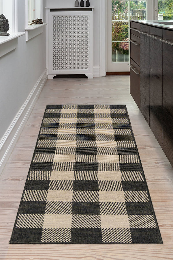 100% Polypropylene Runner Indoor/Outdoor Indoor Rug