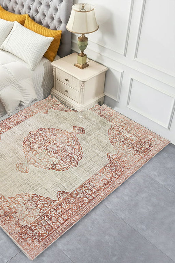 100% Polypropylene Vintage  Indoor Area Rug