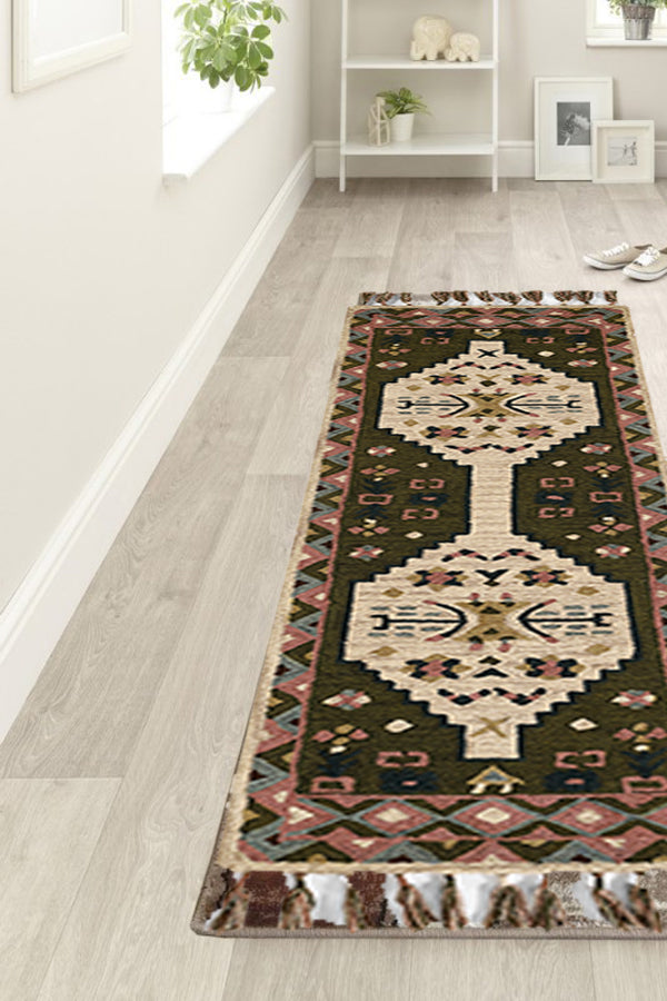 100% Wool Runner Indoor Area Rug