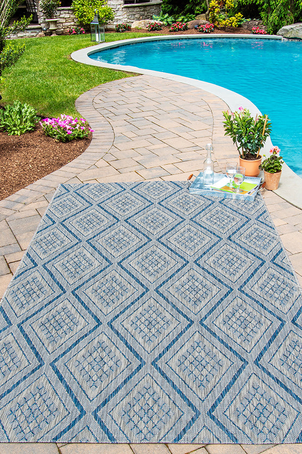 100% Polypropylene Rectangle Indoor/Outdoor Area Rug