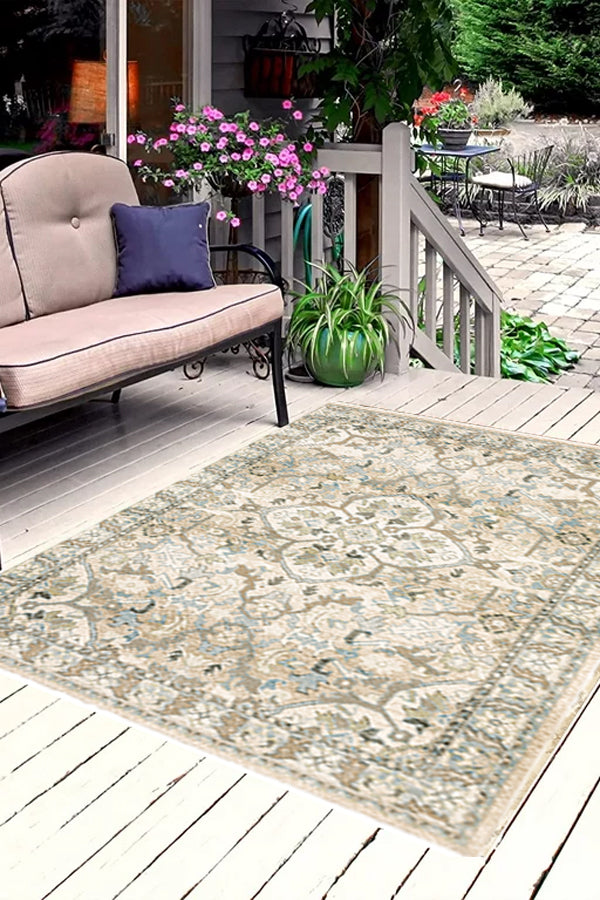 50% Polypropylene, 50% Nylon Vintage 50% Indoor Area Rug