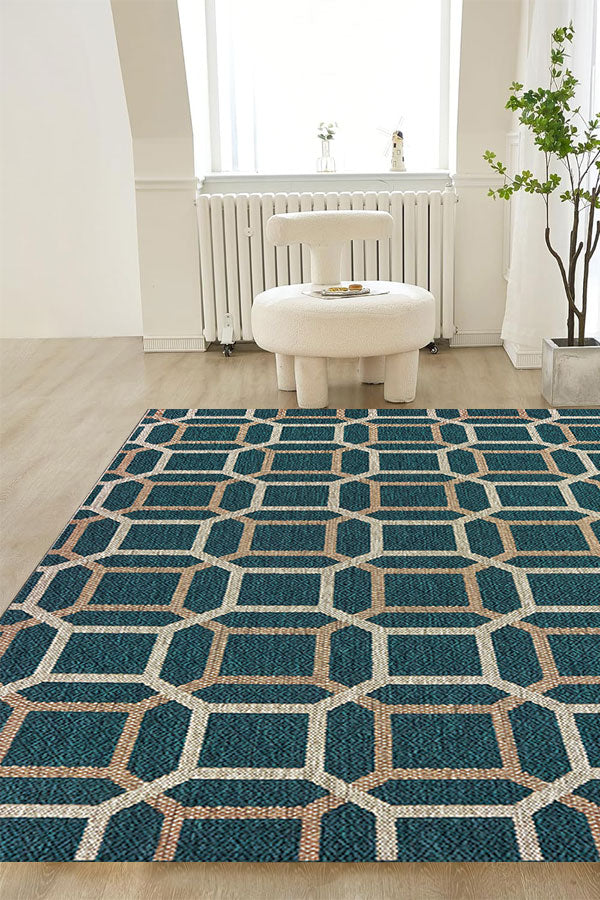 100% Polypropylene Vintage  Indoor/Outdoor Area Rug