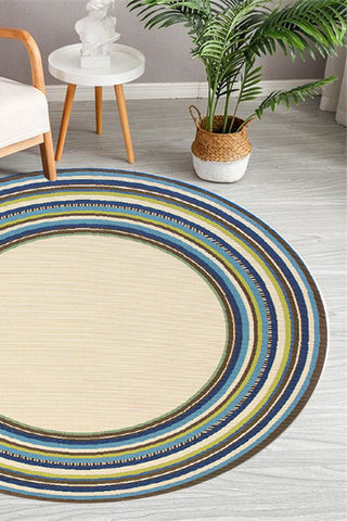 100% Polypropylene Vintage  Indoor/Outdoor Area Rug