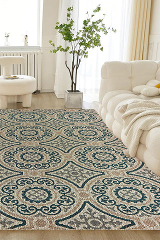 100% Polypropylene Vintage  Indoor/Outdoor Area Rug