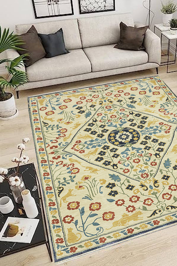 100% Polyester Rectangle Shape Indoor Area Rug