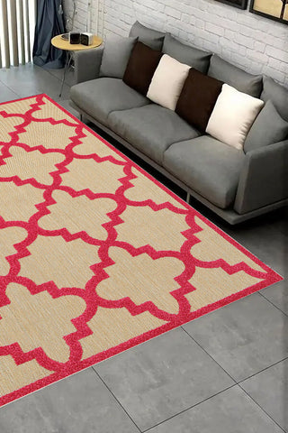 100% Polypropylene Vintage  Indoor/Outdoor Area Rug