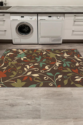 100% Polypropylene Vintage  Indoor/Outdoor Area Rug