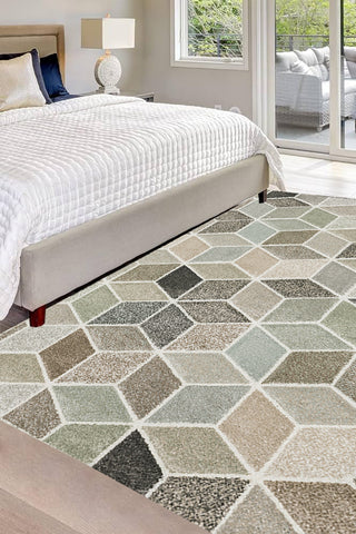 100% Polypropylene Modern  Indoor Area Rug