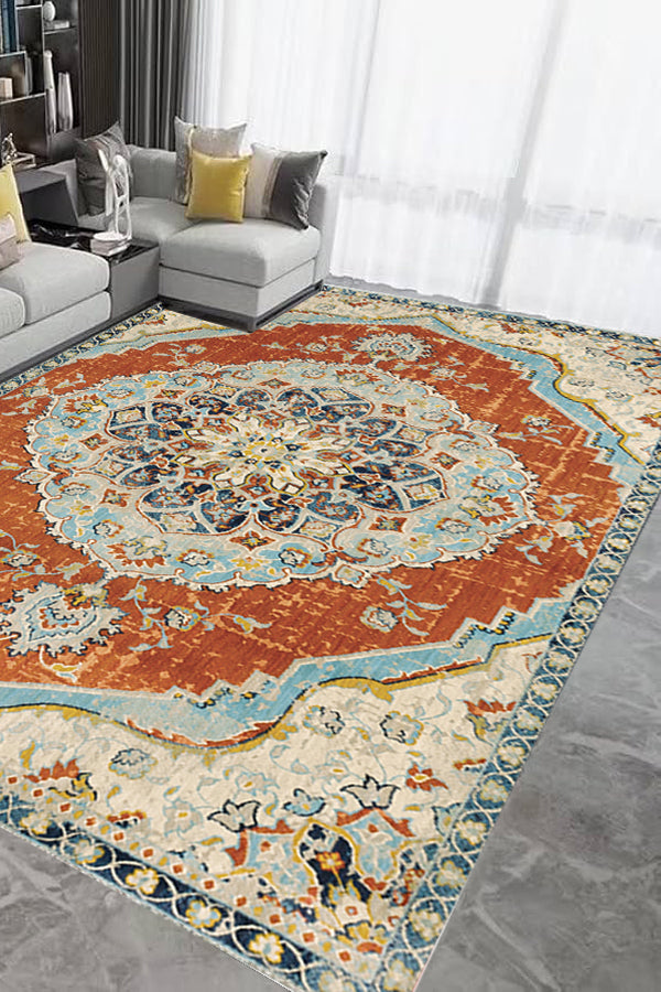 100% Polyester Rectangle Shape Indoor Area Rug