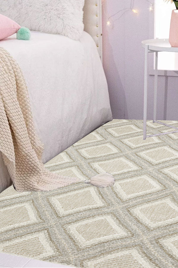 100% Polyester Rectangle Shape Indoor Area Rug