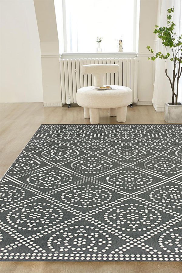 100% Polypropylene Scandinavian  Indoor/Outdoor Area Rug