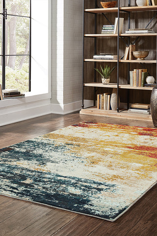 80% Polypropylene, 20% Nylon Modern 20% Indoor Area Rug