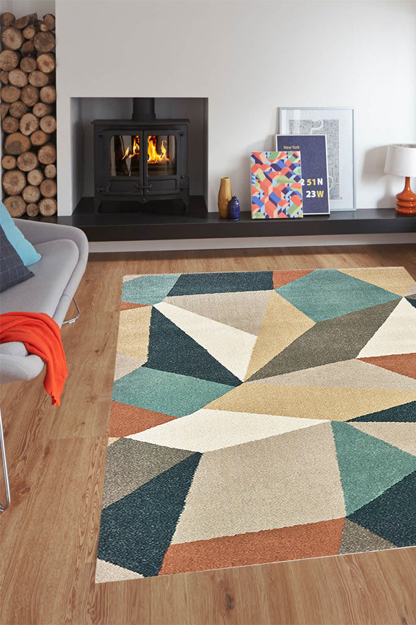 100% Polyester Rectangle Shape Indoor Area Rug