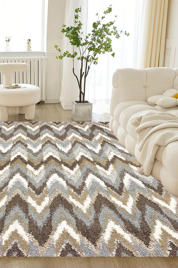 100% Polyester Modern  Indoor Area Rug