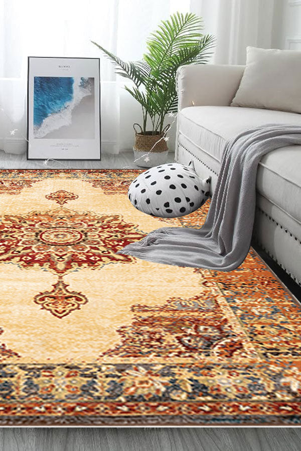 100% Polypropylene Vintage  Indoor Area Rug