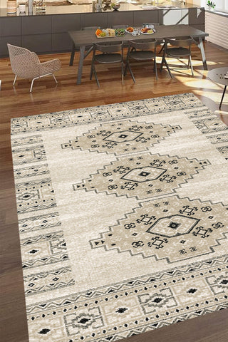 100% Polypropylene Farmhouse  Indoor Area Rug