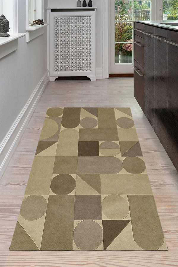 100% Wool Runner Indoor Area Rug