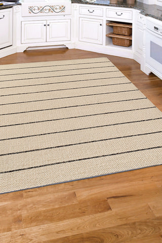 Wool and Viscose Runner Indoor Area Rug