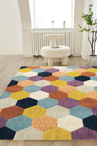 100% Polypropylene Modern  Indoor Area Rug