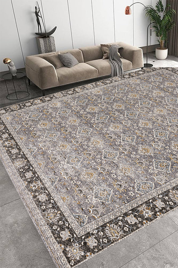 100% Polyester Vintage  Indoor Area Rug