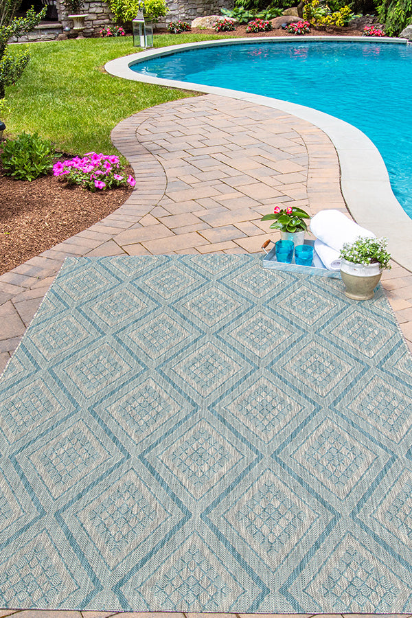 100% Polypropylene Rectangle Indoor/Outdoor Area Rug