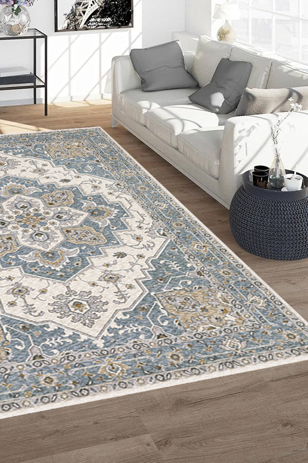 100% Polyester Vintage  Indoor Area Rug