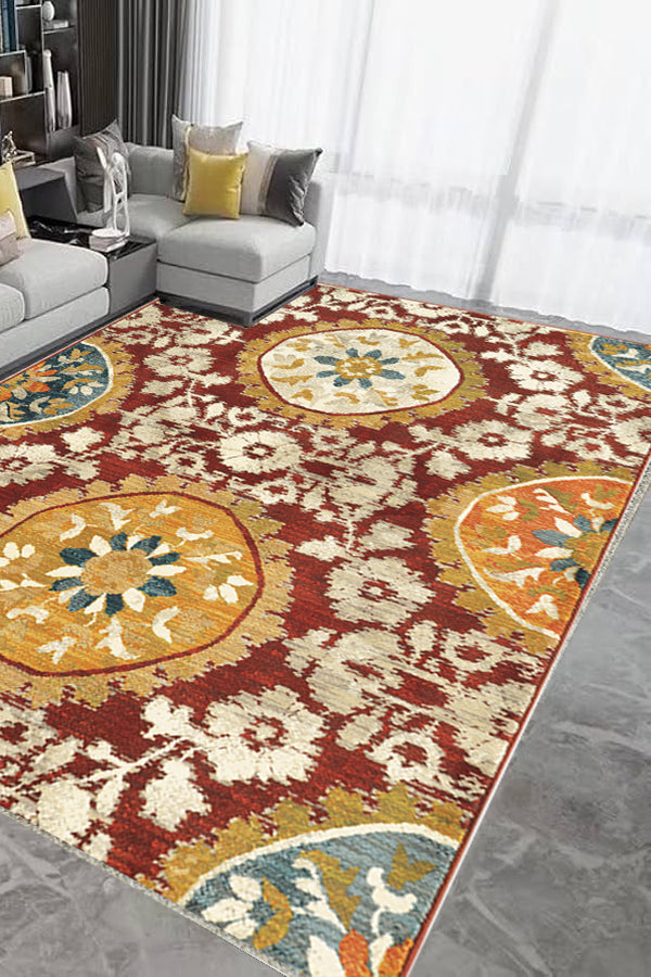 100% Polyester Rectangle Shape Indoor Area Rug