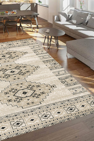 100% Polypropylene Farmhouse  Indoor Area Rug