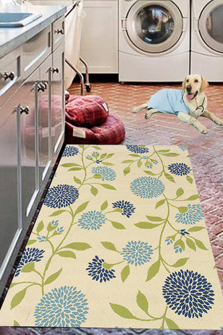 100% Polypropylene Vintage  Indoor/Outdoor Area Rug