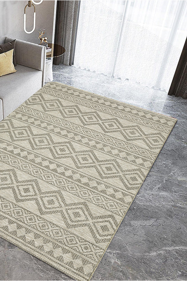 100% Polypropylene Vintage  Indoor/Outdoor Area Rug