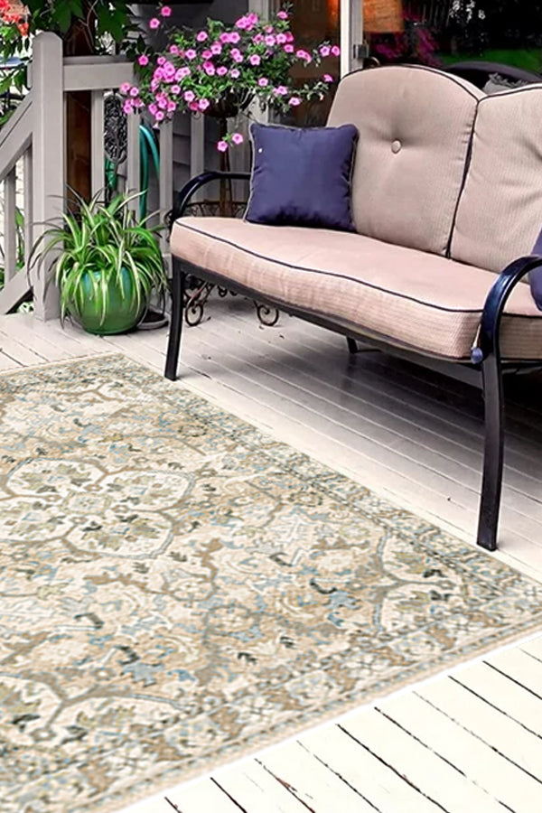 50% Polypropylene, 50% Nylon Vintage 50% Indoor Area Rug