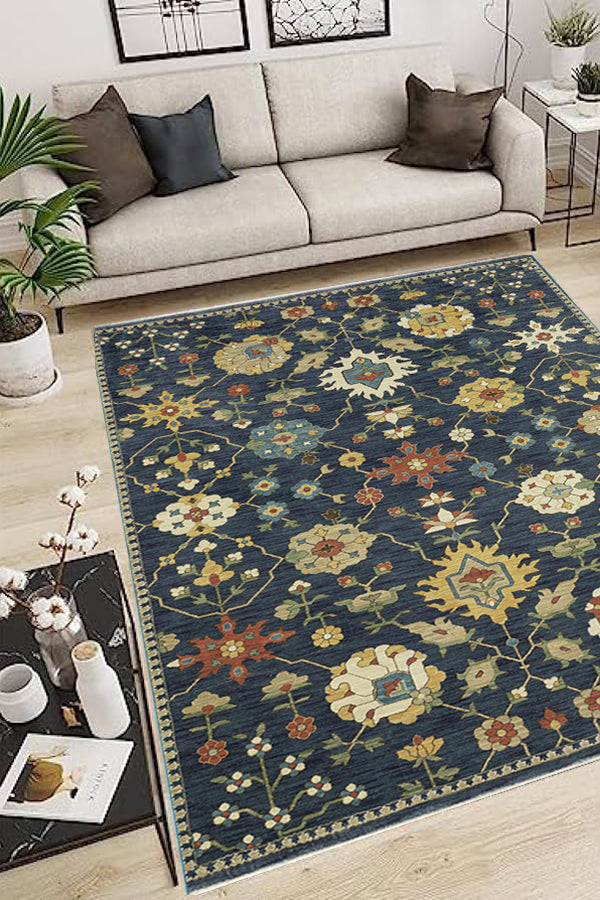 100% Polyester Rectangle Shape Indoor Area Rug