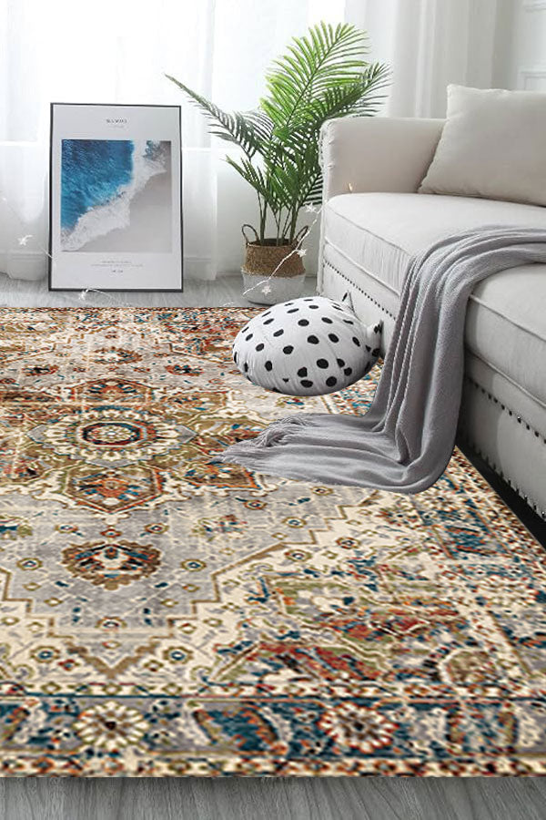 100% Polypropylene Vintage  Indoor Area Rug