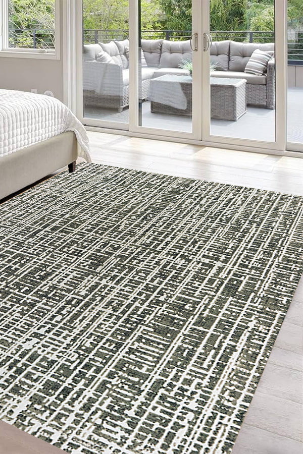 50% Polypropylene, 50% Polyester Modern 50% Indoor Area Rug