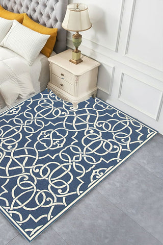 100% Polypropylene Vintage  Indoor/Outdoor Area Rug