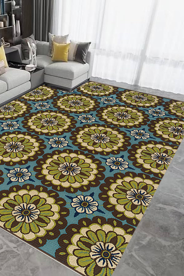 100% Polyester Rectangle Shape Indoor Area Rug