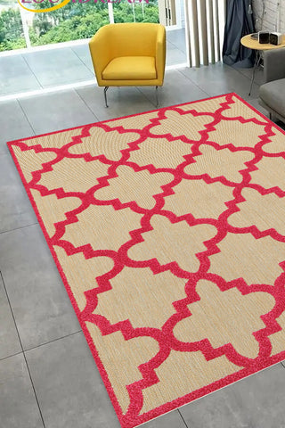 100% Polypropylene Vintage  Indoor/Outdoor Area Rug