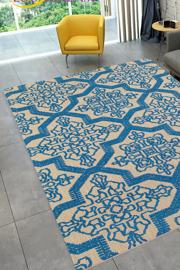 100% Polypropylene Vintage  Indoor/Outdoor Area Rug