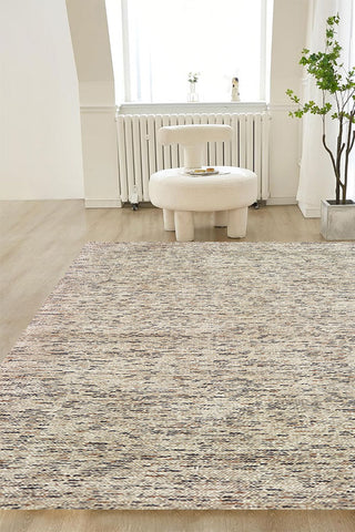 50% Wool, 50% Viscose Modern 50% Indoor Area Rug