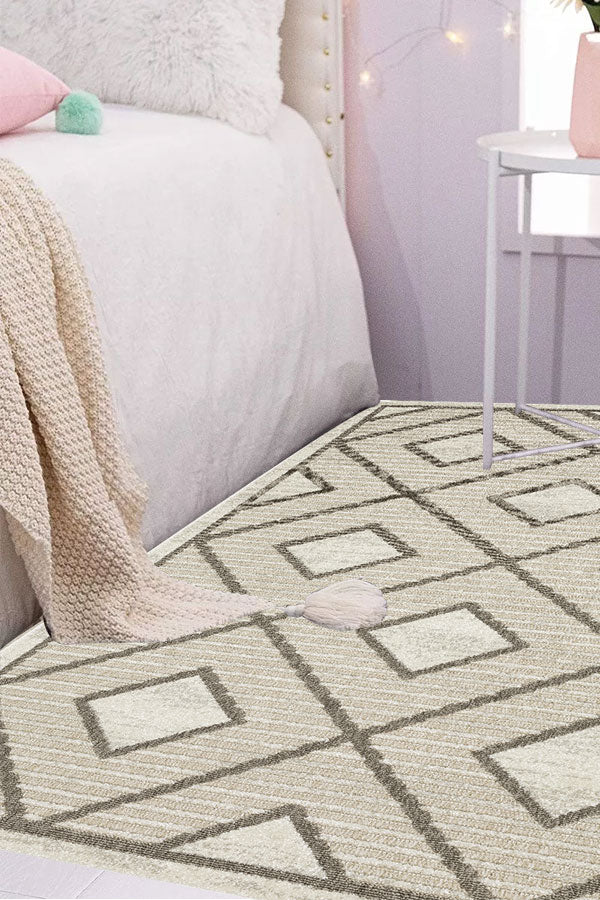 100% Polyester Rectangle Shape Indoor Area Rug