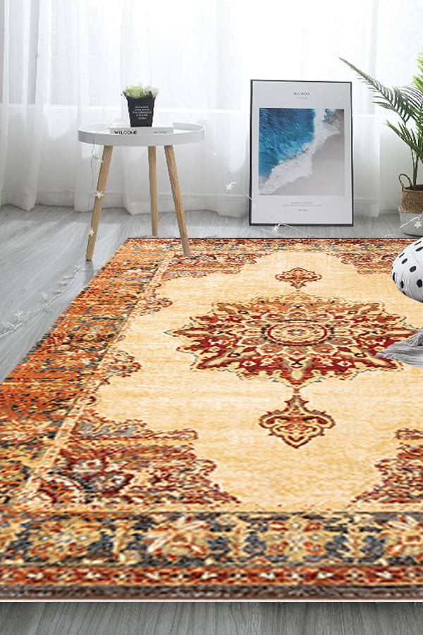 100% Polypropylene Vintage  Indoor Area Rug