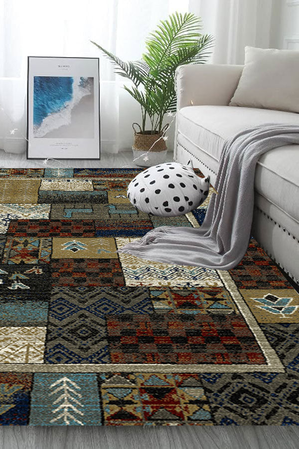 100% Polyester Rectangle Shape Indoor Area Rug