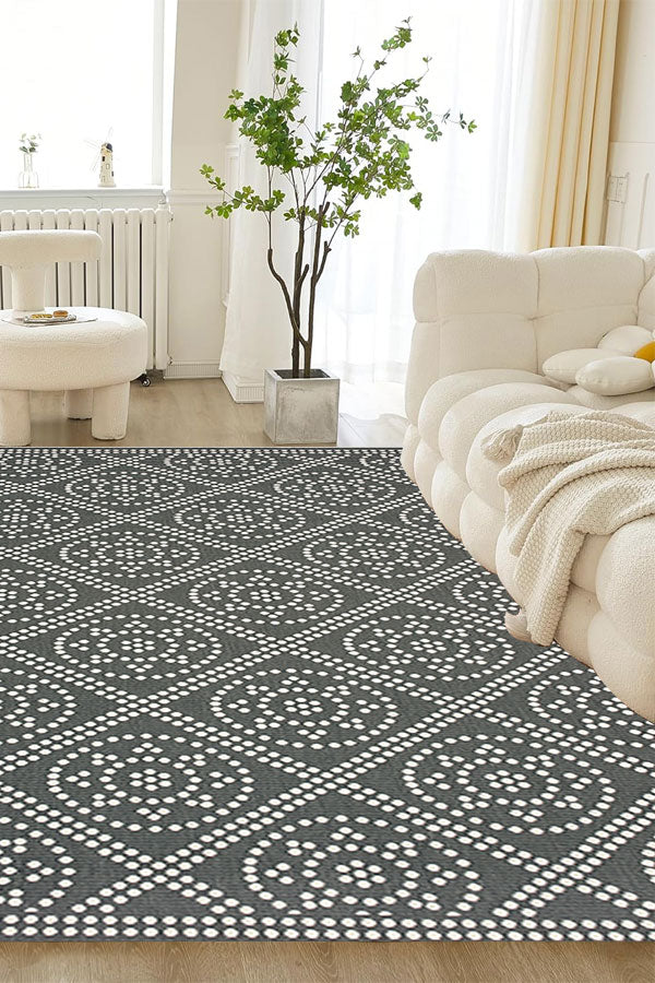 100% Polypropylene Scandinavian  Indoor/Outdoor Area Rug