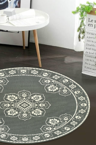 100% Polypropylene Vintage  Indoor/Outdoor Area Rug