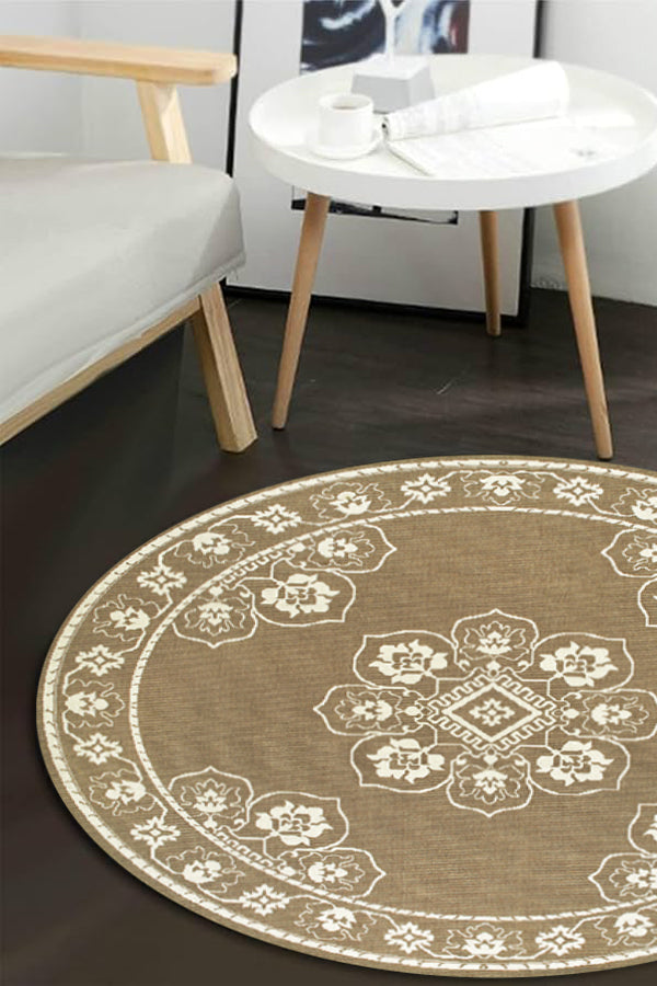 100% Polypropylene Vintage  Indoor/Outdoor Area Rug