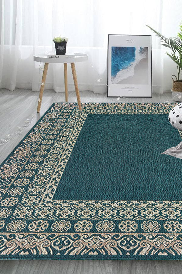 100% Polypropylene Vintage  Indoor/Outdoor Area Rug